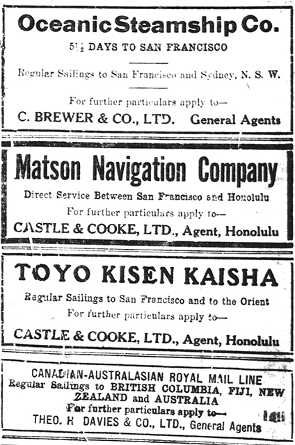 100 Years Ago – Mail to and from Hawai‘i