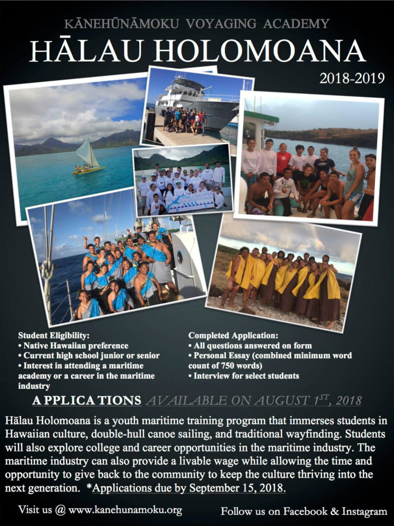 Hālau Holomoana 2018–2019