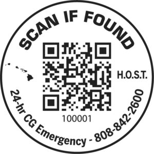 HOST “Scan if Found” Sticker Program