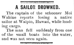 Fraught With Danger – March 1889