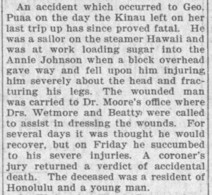 Fraught with Danger – August 1896